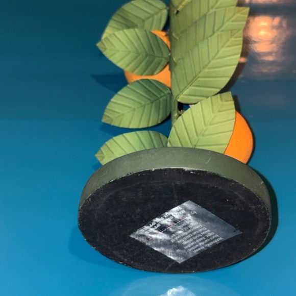 Anthropologie Fruit Metal Orange Candle Holder - Picture 3 of 3